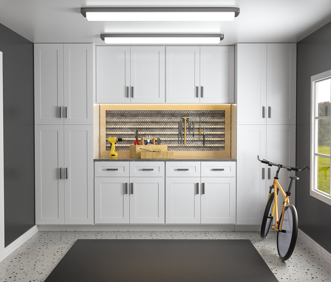 Latitude Run® Chinki 6 Piece Garage Storage Wayfair