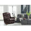 Randell Oversized Manual Leather Match Rocking Recliner-64712670