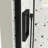 Bathroom Sliding Shower Enclosure, 5/16" Tempered Glass, Matted Black, Space Design Glass Door - Comfortable Slide System-124897960