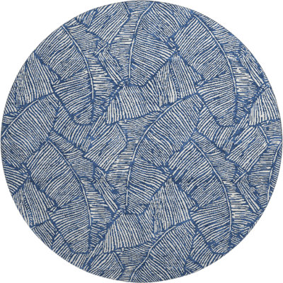 Premium Machine Washable Prisco Navy Rug