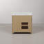 Graelyn Meuble-lavabo simple rectangulaire avec comptoir en marbre blanc de Carrare