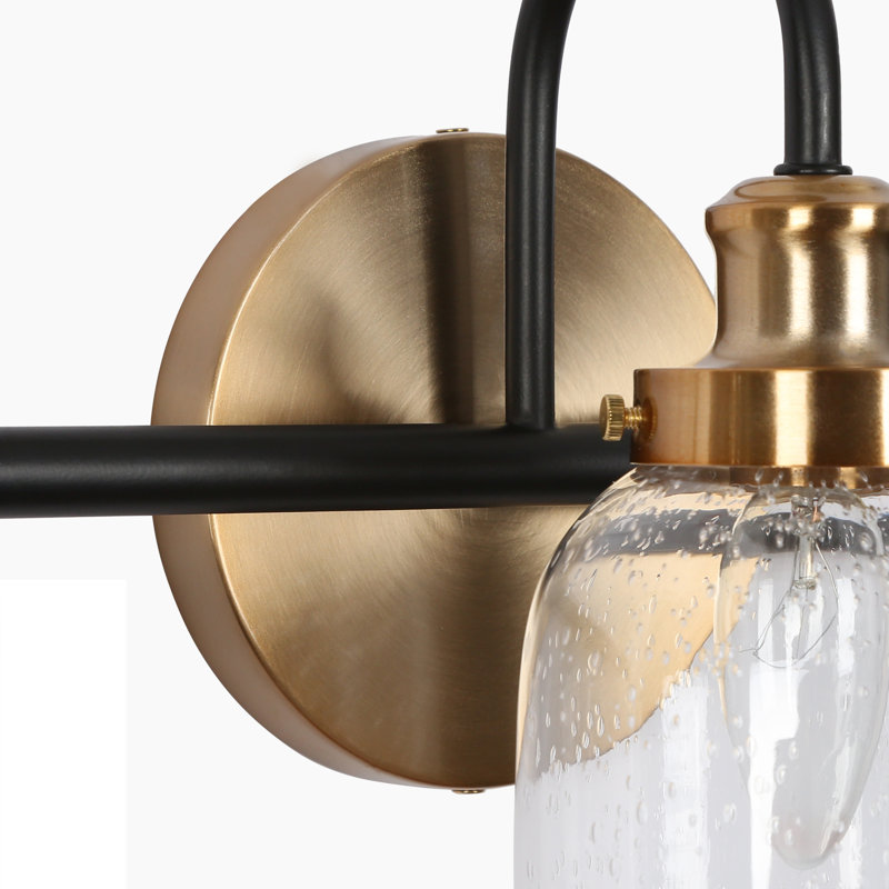 Glass Armed Sconce