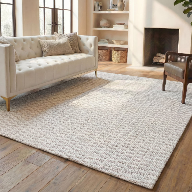 Tapis brun / ivoire Finnick 703, Rectangle 8 pi x 10 pi