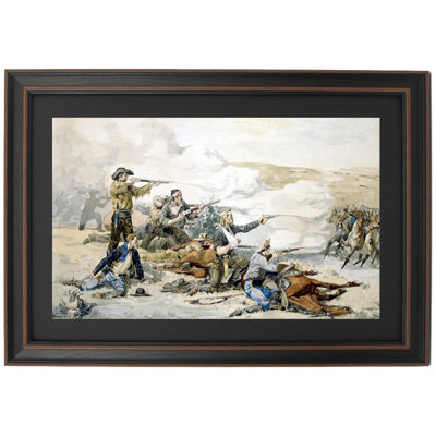 Battle Of Beecher's Island By Frederic Remington