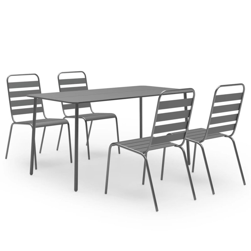 Audreya 4 - Person Patio Dining Set with Rectangular Table