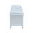 Rattan & White Finish Bench W/Storage