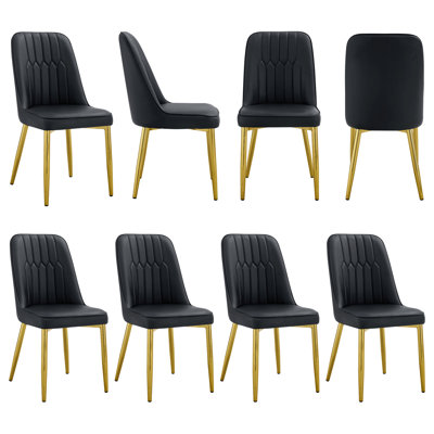 8 chaises de salle à manger modernes seulement, sans les tables