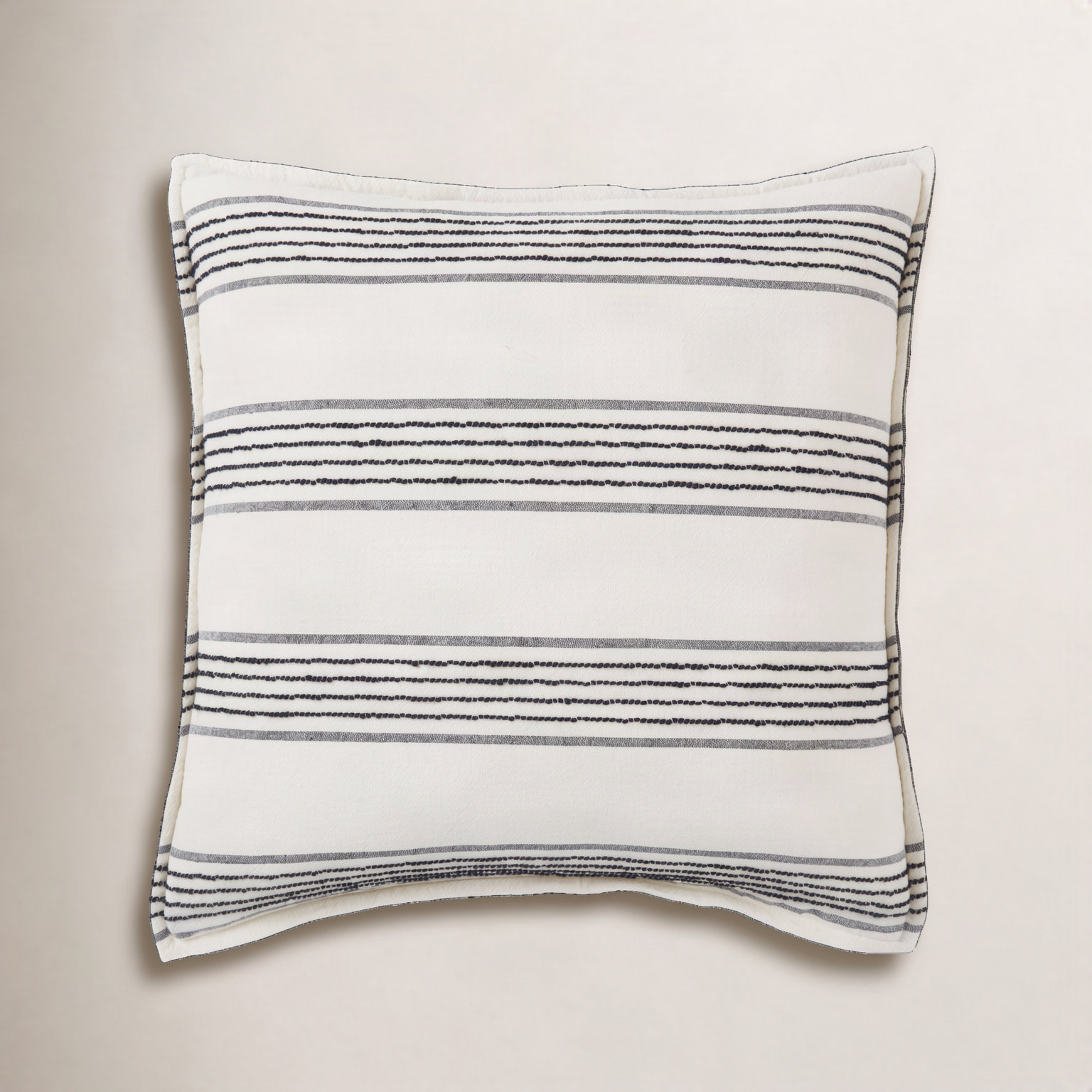 Navona Embroidered Cotton Throw Pillow, Pillow Cover Only - No Insert