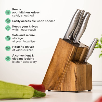 TAKKUI 15 Slot Knife Block