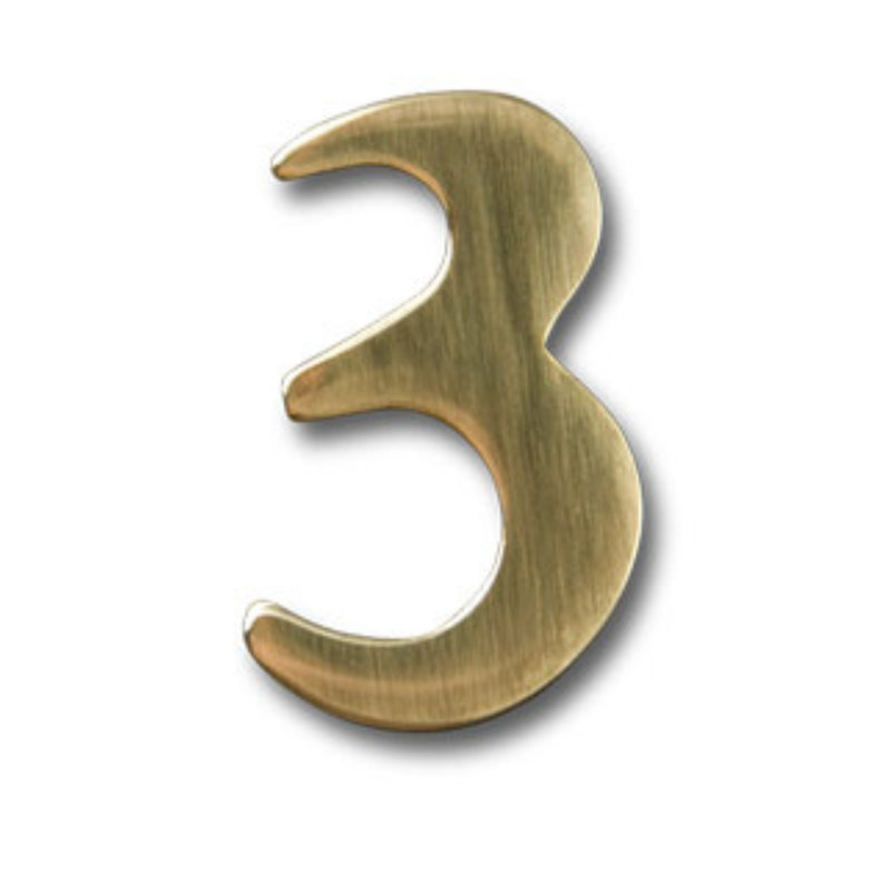 Numéro de laiton, 3