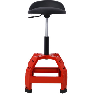 Pneumatic  Degree Swivel Stool, Mechanics Rolling Creeper Seat, Heavy Duty Rolling Mechanics Stool, Shop Stool