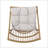 Charming Faux Rattan Chair And Side Table Set For Relaxation And Style