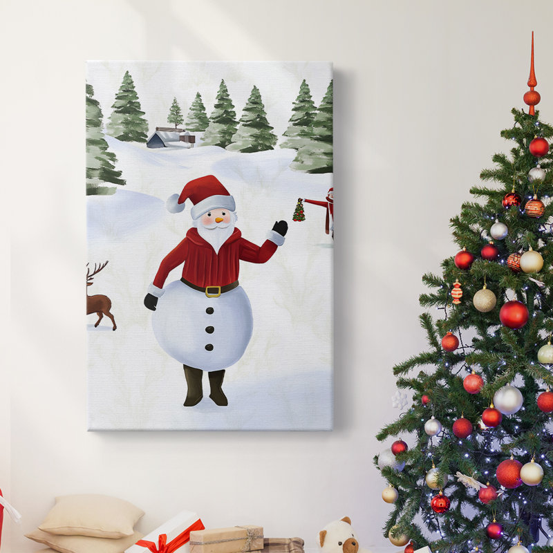 Art des Fêtes de Noël - Toile tendue avec châssis CCxxv, H 48 po x l 32 po