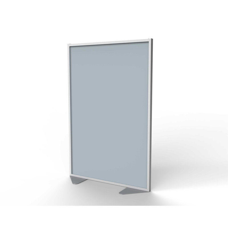 Paravent de plancher 1 panneau, H 72 po x l 48 po, Argent