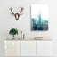 Empire State Building in New York in Abstract - Wrapped Canvas-55316828