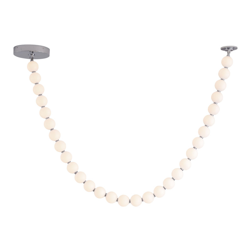 Akoya 1 - Light LED Pendant by Ryan Pauly, 104" H x 3.25" W x 3.25" D