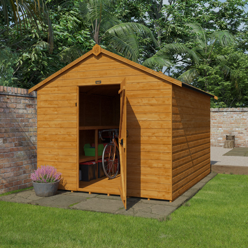Tiger Shiplap Apex Wooden Shed, 7ft. W x 10ft. D