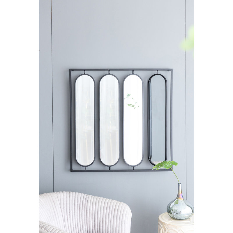 Miroir mural ovale noir 36 "X Four