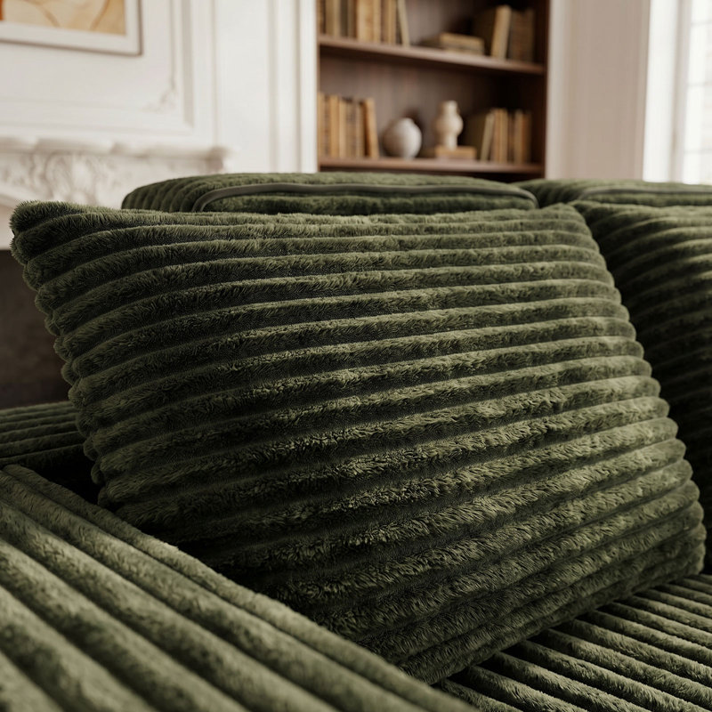 Canapé modulaire Boneless Cloud, Green Corduroy