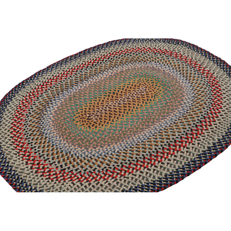 One-of-a-Kind Oval 4’1”x4’11” Area Rug