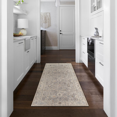 Oriental Vintage Area Rug Multicolour/Grey_BOCC2300