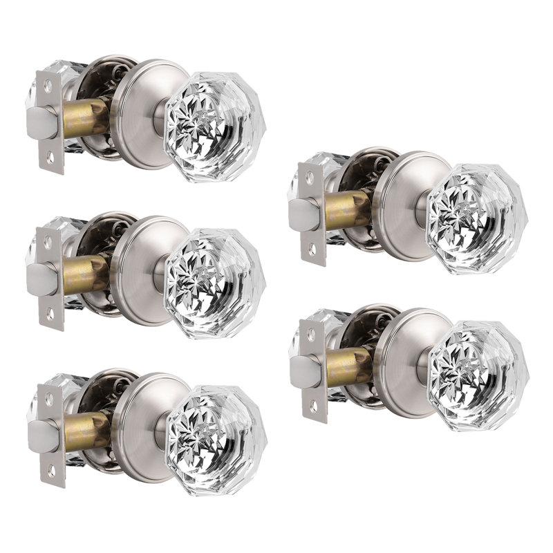 Passage (Hall & Closet) Door Knob, Satin Nickel