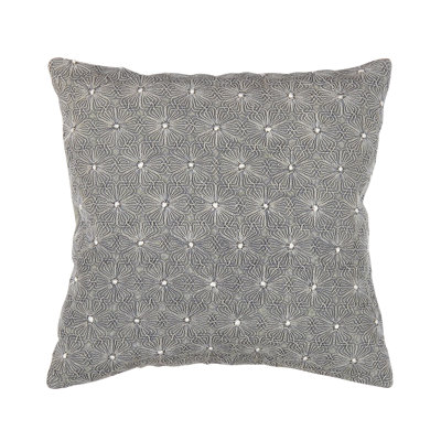 Naples Embroidered Throw Pillow