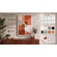 Shapes in Harmony Mid-Century - Wrapped Canvas-250993843-250993845
