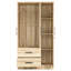 Garde-robe 3 portes, 2 tiroirs, 1 serrure Ke Wilson - 36 W-1252251179