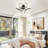 20" Ceiling Fan with LED Lights,Remote Control and App Control Ceiling Fans with Lights.-1943588938