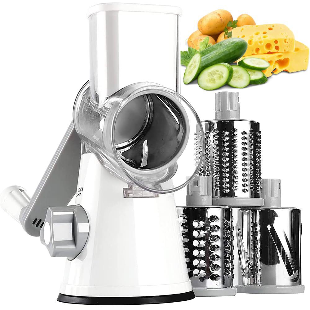Electric Vegetable Graters Professional Salad Maker, Electric Slicer Shredder Graters for Cheese, Carrot, Potato, Cucumbers Himimi
