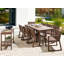 Abeni Rectangular Acacia Wood Outdoor Side Table , 95cm cm W 47cm cm D