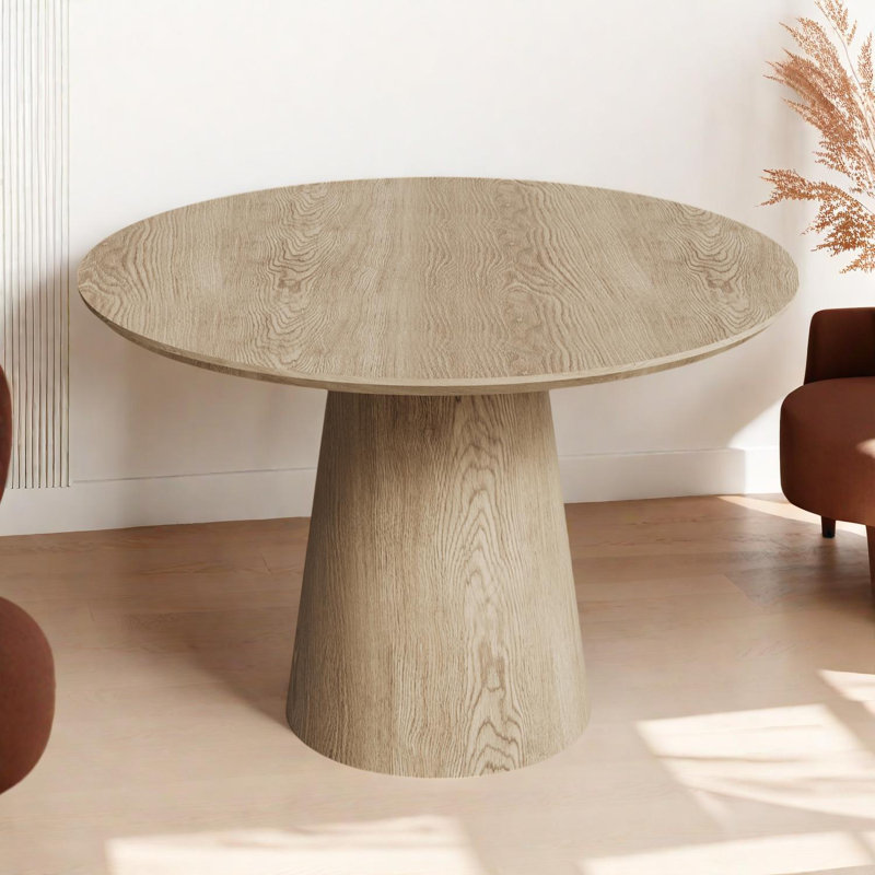 Table de salle à manger Finnerty, Bois, H 31,5 po x l 43,31 po x L 43,31 po