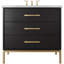 Rift White Oak Three-Drawer Single Bath Vanity-594554521-594554515-595194207