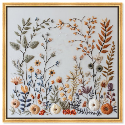 «Thicket Threaded», impressions florales sur toile par Art Remedy
