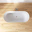Baignoire de trempage autoportante en résine 66 po x 29 po