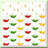 Panda Party Whirls 30CT Hanging Decorations
