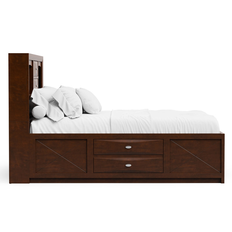 Urbanek Bed, Queen, Brown