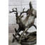 Statue de cerf éléphant sautant cerf élan bronze sculpture caribou