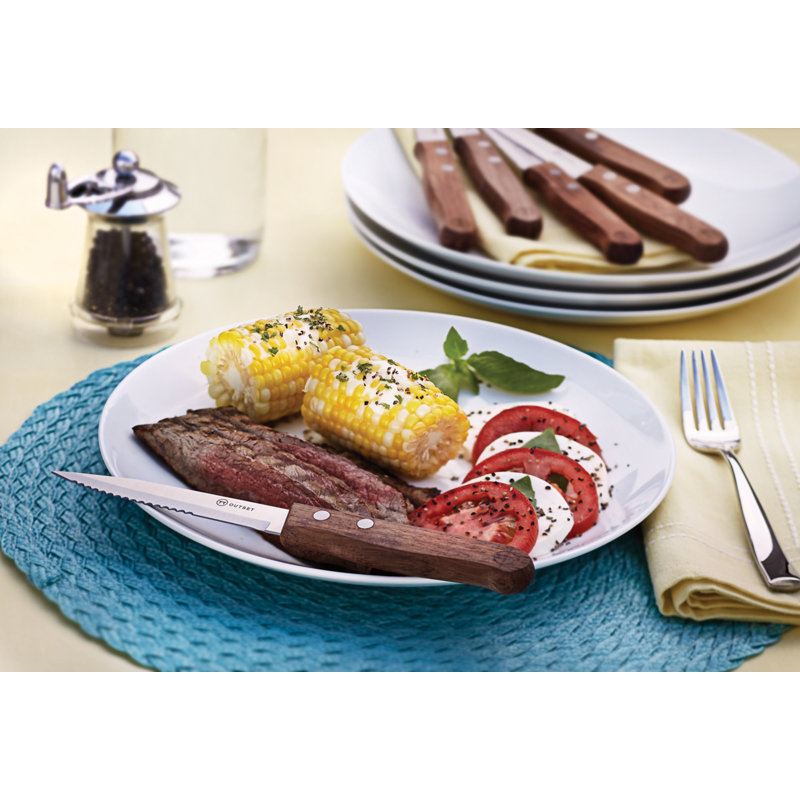 Outset Rosewood Collection Steak Knife Set, 6-Piece