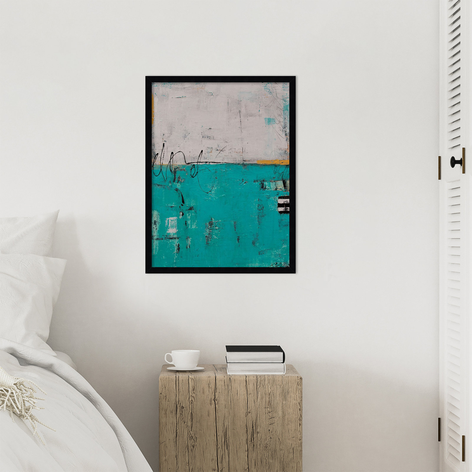 Urban Harmony Print by Erin Ashley, Black, 25" H x 19" W