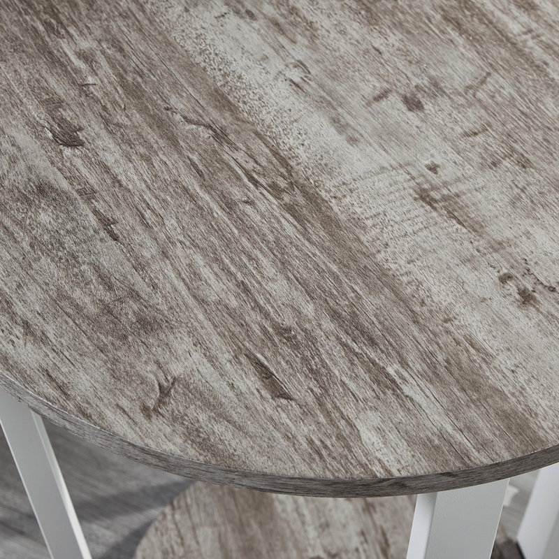 Borga End Table, Gray, Gray