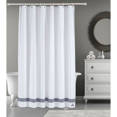 Solid Colour Single Shower Curtain