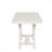 Rustic Dining Table White Oak Leaves Block Trestle Base