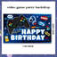 Video Game Birthday Party Supplies, 71'' x 43'' Gamer Backdrop Video Game Backdrop