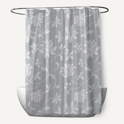 Everill Floral Shower Curtain