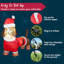 Décoration gonflable chiot teckel de Noël 5 pi avec DEL intégrée