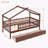 Terral Storage Bed Wooden House Bed with Two Drawers Spacious Storage-1513364873-1513364878