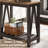 23.6" H Slatted End Table with Storage (Set of 2)-556605631