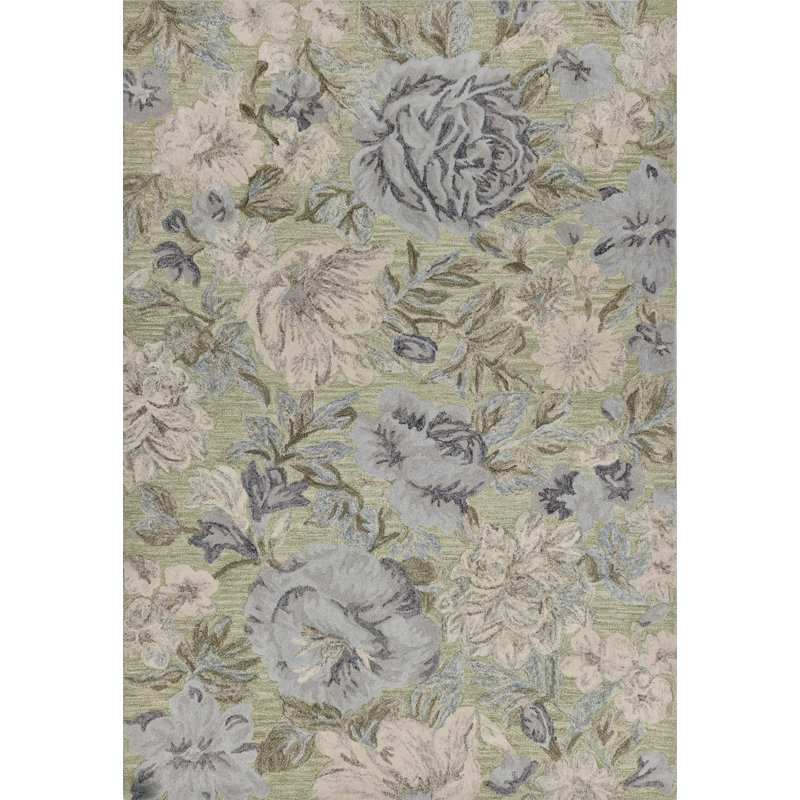 DAISY 9091-499 LT GREEN/MULTI, Rectangle 8' x 10'
